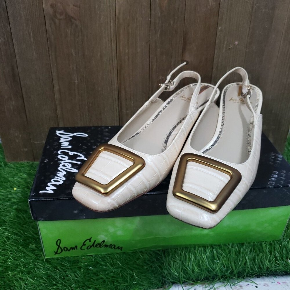 Sam Edelman TANESSA Women's Eggshell Pumps - Size 7M - See Description